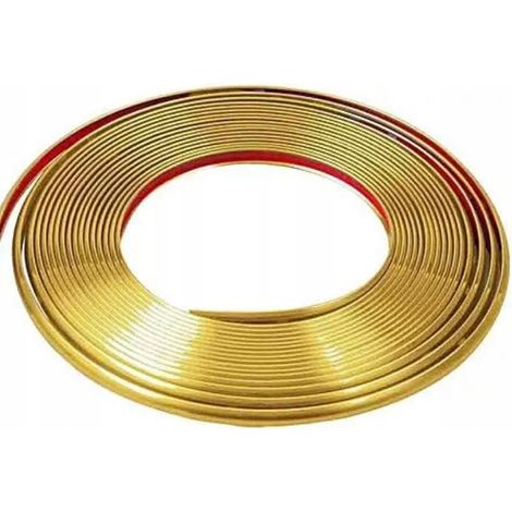 Flexible Chromstreifen, Goldband, 9 mm (1/4)