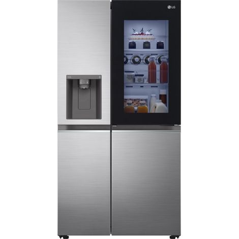 LG InstaView GSXV80PZLE nevera puerta lado a lado Independiente 635 L Plata