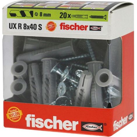 Anclaje Multimat Ux 8x40 en caja de 20 unidades - Fischer