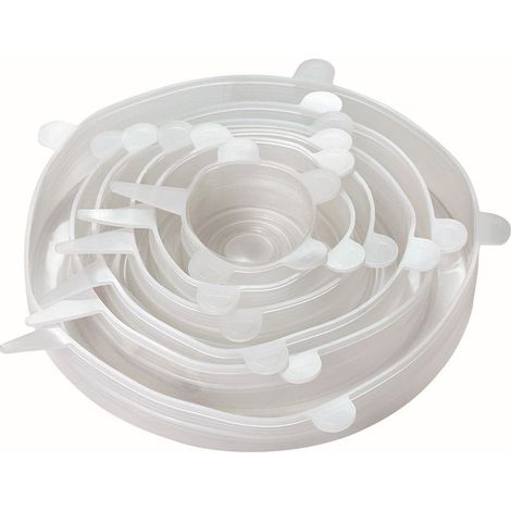 Juego de 6 tapas de silicona universales kinghoff KH-1902 (1/5)