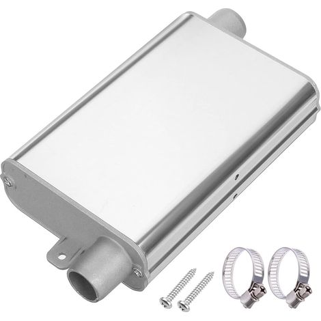 24 mm Abgasschlauch Schalldämpfer,Silencieux d'échappement pour chauffage auxiliaire 24 mm En alliage d'aluminium Droit Pour chauffage diesel (1/5)