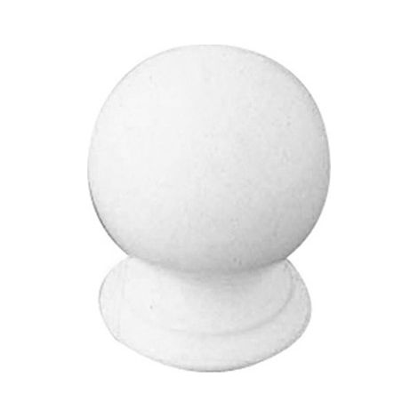 3968 Pomolo a sfera bianco 30mm mod. 60 3968 amici