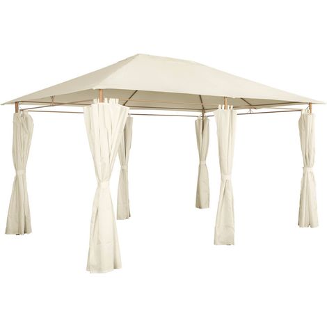 sweeek - Pavillon 3 x 4 m mit Vorhängen