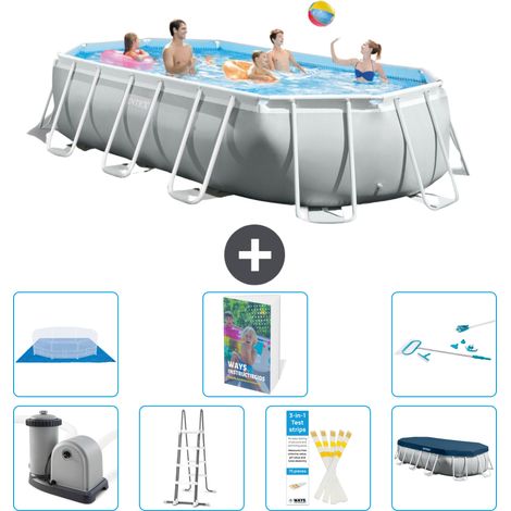 Prism Frame Pool Oval - 503x274x122 cm - 8-teilig S573