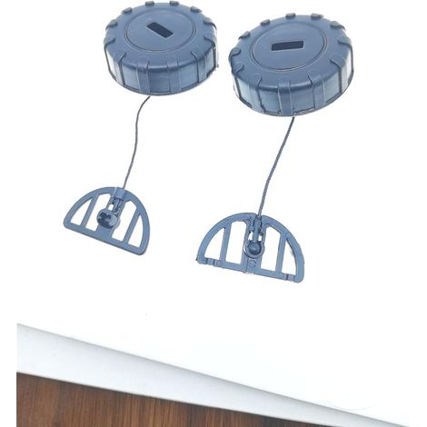 Bouchon de gaz combustible et couvercles du bouchon d'huile pour tronçonneuse STIHL 017 018 MS170 MS180 Remplacement N. 1130 350 0500 (1/3)