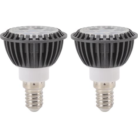 Ortviai Ampoules LED 7 W (2 pièces) – Éclairage chaleureux 3000 K, économie d’énergie, tension universelle 110-240 V, culot E14
