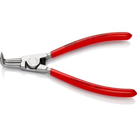 KNIPEX 46 23 A21 Alicate para arandelas para arandelas exteriores de ejes recubiertos de plástico cromado 170 mm (1/2)