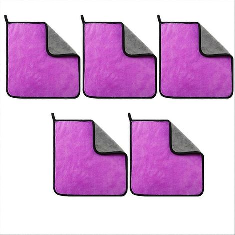 Serviettes de nettoyage pour voiture, cadeaux de nettoyage, serviettes d'entretien ménager, chiffons ménagers, serviettes de nettoyage professionnelles pour voiture B (1/5)