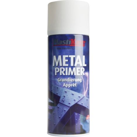 PlastiKote Metal Primer Spray - White, 400ml, Model PKT10598 (1/2)