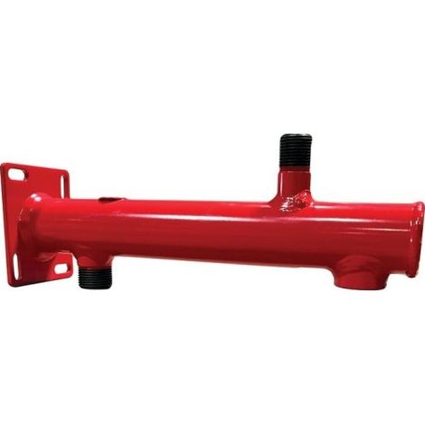 Gitral – Support mural nu pour vase d'expansion jusqu'à 35L en acier rouge – Fixation murale stable – 912547 (1/4)
