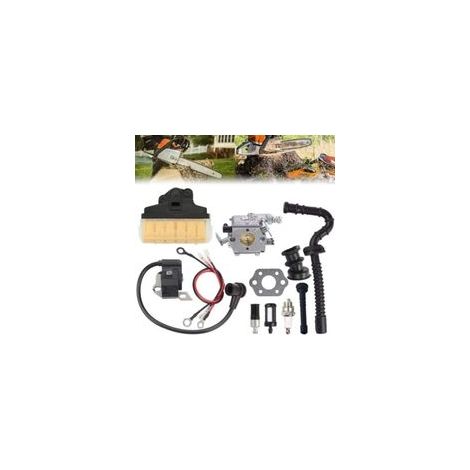 Carburatore per motosega Stihl MS210 MS230 MS250 021 023 025, sostituisce WT-286 1123-120-0605 con filtro dell'aria, bobina di accensione e candela. (1/4)