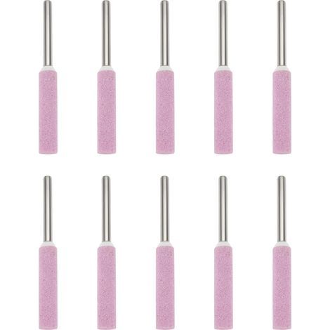 Paquete de 10 discos abrasivos de 5,5 mm para motosierras, compatibles con amoladoras D-remel y Proxxon. (1/5)