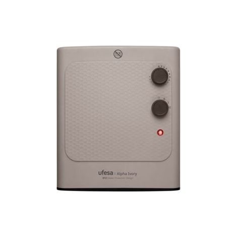 CALEFACTOR UFESA  ALPHA IVORY 1800W IP21 (1/4)
