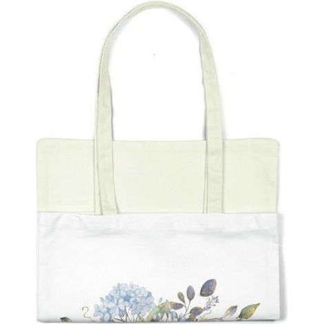 Sac Shopping Tote - Coton Réutilisable - 34 x 40 cm - Anses 30 cm - 60 g (1/4)