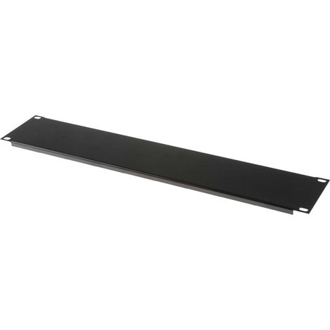 Panneau d'obturation 2U, 483 x 9mm, Noir ( Prix pour 1 )