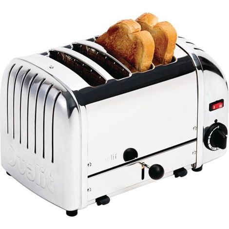 Grille Pain Professionnel Inox - 4 Tranches - Dualit (1/4)