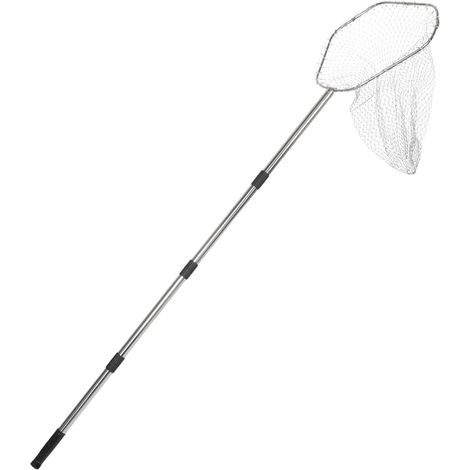 Filet de Capture pour Volailles Acier Inoxydable Filet pour Poulets Canards Chats et Chiens Outil de Capture Respectueux Animal Facile à Transporter et Ranger (1/5)