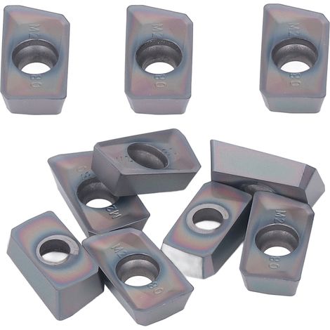 Satz mit 10 Hartmetall-Drechselmessern für CNC-Bearbeitung, beschichtete Schneid- und Fräsmesser (1/5)