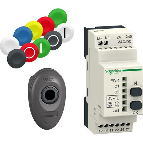 Pack XB5R programable en caja - 2 rel SCHNEIDER ELECTRIC XB5RMA04