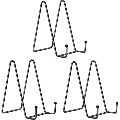 Lot de 3 grands supports d'affichage pour assiettes - 10 pouces de hauteur (1/5)