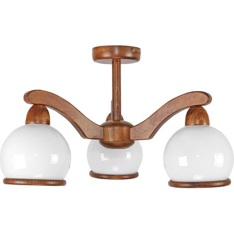 Lampada a sospensione in legno con paralumi cardinali 7-122 (1/2)