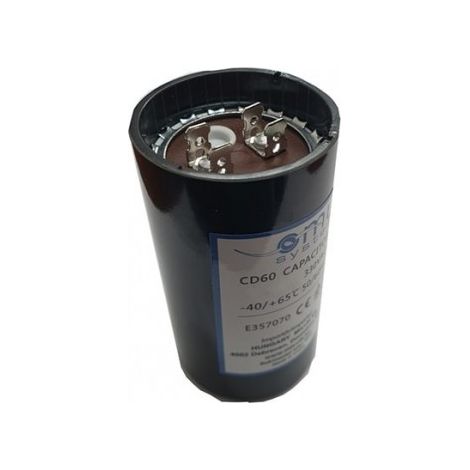 Condensateur de démarrage moteur monophasé 160-200uF 330Vac – Electrolytique non polarisé – Connexion par bornes – Durée de vie 12 500 fois - CDI 160-200 UF