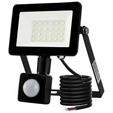 Projecteur LED Extérieur avec Détecteur de Mouvement - 20 W - IP66 - Réglable Distance Angle Durée Éclairage - Pour Jardin Cour Entrée - 1 Pièce (1/5)