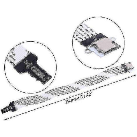 Câble adaptateur flexible d'extension pour carte mémoire TF Micro SD mâle vers TF Micro SD femelle (TF vers TF) SZRH AS (1/5)