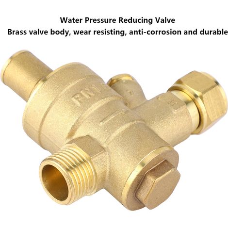 Vanne réducteur de pression d'eau réglable DN15 1/2" PN1.6 (1/5)