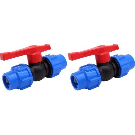 CSPARKV 2 pack ready Vanne d\'arrêt pour tuyau d\'eau en polyéthylène haute densité ou alcaline 25 mm (25 mm) (1/5)