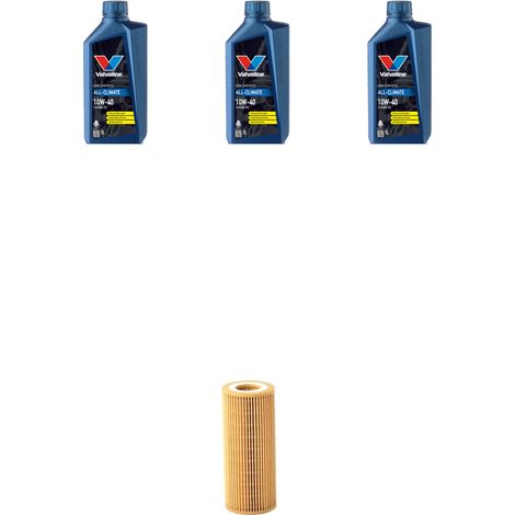 Kit filtro olio e 3L compatibile con Seat Ibiza III 1.2 12v 51kw dal 2006 al 2009 (1/3)