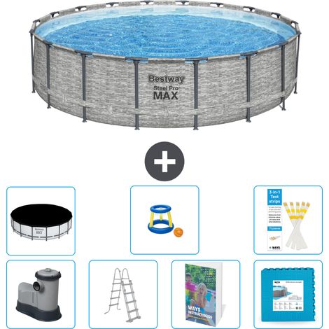 Bestway Steel Pro MAX Rund - 549x122 cm - 8-teilig  S570 (1/4)
