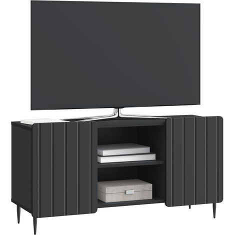 Maison Exclusive - TV-Schränk Schwarz 102 x 34,5 x 52 cm Holzwerk