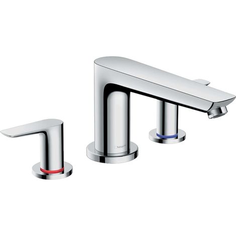 hansgrohe Talis E mezclador de borde de baño de 3 agujeros, (1/3)