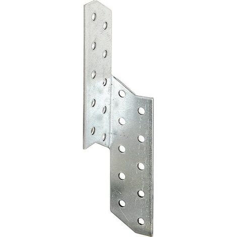 Equerre renvoyée droite galvanisé, GAH ALBERTS, 32 x 32 x 170 mm (1/2)