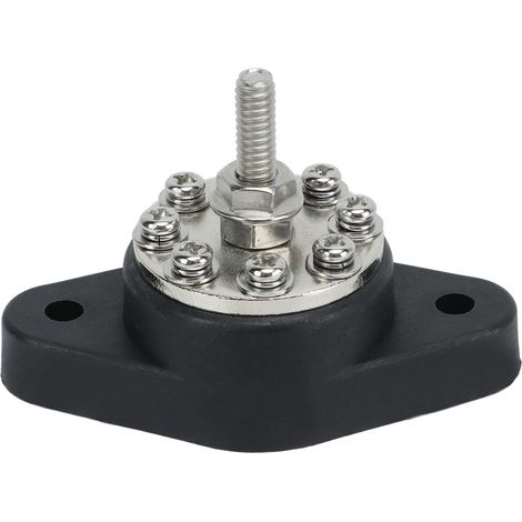 Répartiteur électrique 1/4 pouces M6 8 pôles 12 V 48 V, boîtier de jonction universel pour automobile, van et poids lourd (1/5)