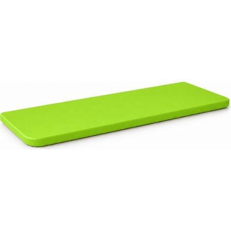 Estante de Pared, Estante Suspendido, Fijación Oculta, Balda de Pared, Kit de Tacos Incluido, Verde, 76x18x1,8 cm (1/4)