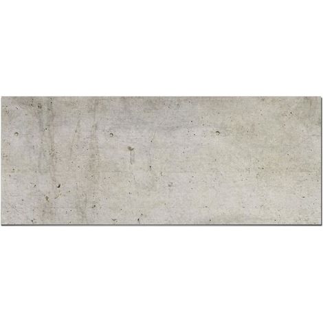 Panorama Crédence Adhésive Cuisine Ciment Gris 60x300 cm - Crédence Adhésive pour Cuisine - Protege Mur Cuisine (1/4)