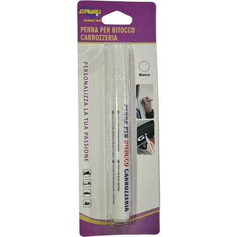 Penna Pennarello Ritocco Carrozzeria Graffi Vernice Auto Moto BIANCO CA-02912