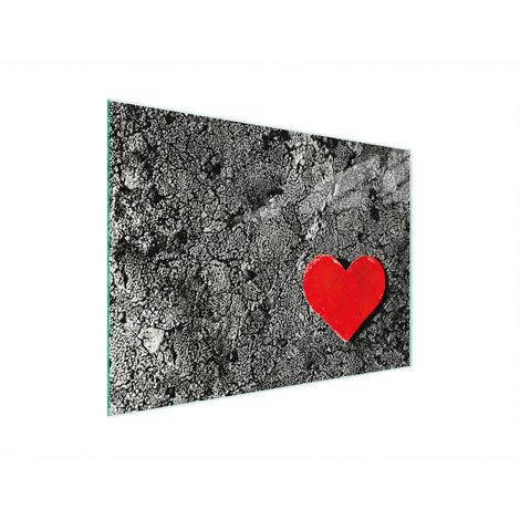 Glasschneidebrett 30x22 Herz