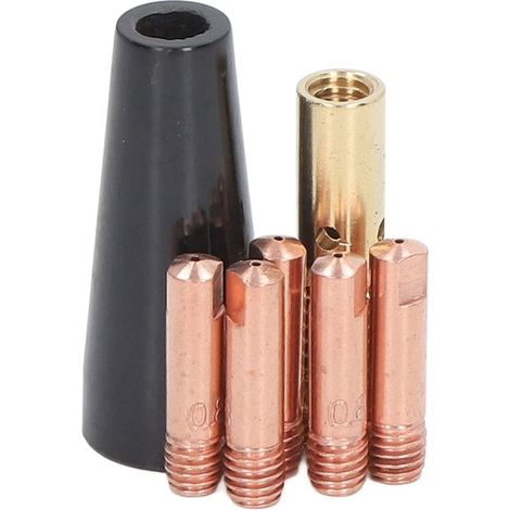 Kit soudure sans gaz – pistolet MIG 7 pièces – consommables torche – équipement (1/4)