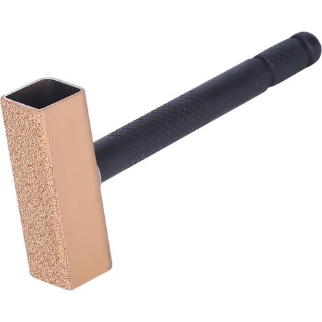 Disque abrasif portable en pierre diamantée, noir, avec poignée antidérapante (101301, petite taille) (1/5)
