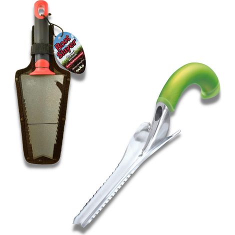 Handgeführter RootSlayer + ergonomischer Unkrautstecher - Multifunktionsgeräte für Ihren Garten - Gartenarbeit - Gartengeräte (1/5)