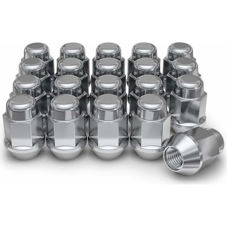 Ecrou De Roue Convexe - M12x1.50 - Siege Conique 60 Degres - Pour Jantes Apres-vente - 20 Unites (1/5)
