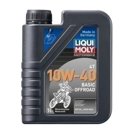 LIQUI MOLY 3059 HUILE MOTEUR DE MOTO 4-TEMPS BASIC OFFROAD 10W-40 1L