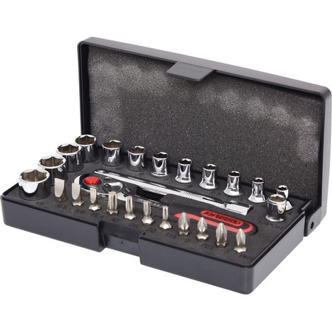 KS Tools 1/4 CHROMEplus Steckschlüssel-Satz, 26-tlg (1/3)