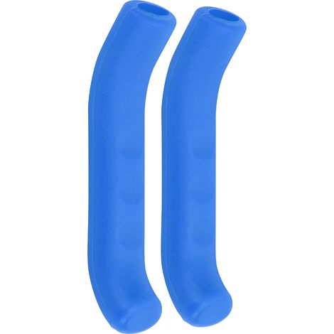Manchon antidérapant en silicone pour poignée de frein vélo, protection levier VTT et vélo route (Bleu) (1/5)
