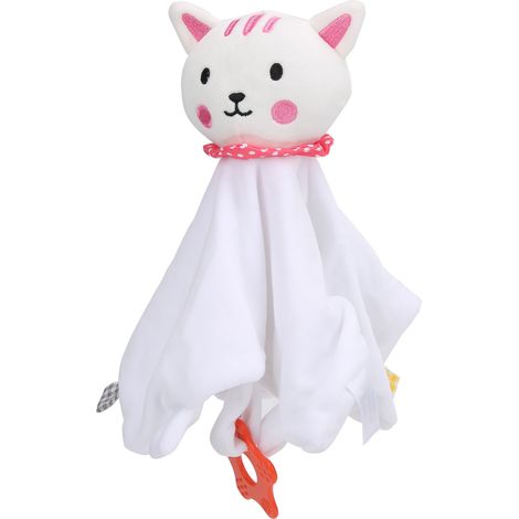 1PC Couverture Sécurité Bébé Unisexe Coton Doudou Mordre pour Nouveau-né Enfant (1/5)