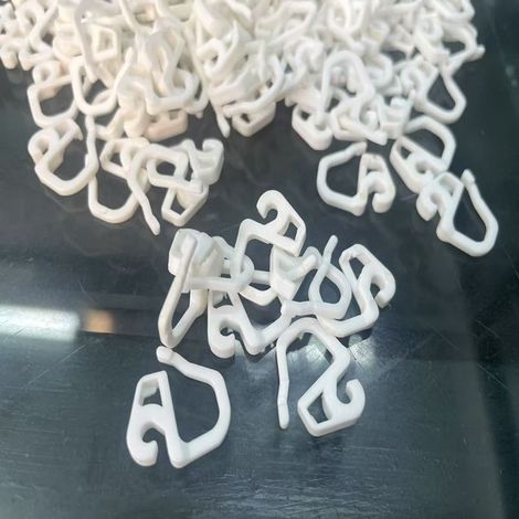 Ensemble de poulies et crochets VD : plis étroits et larges réglables pour s’adapter aux rails de rideaux et contrôler librement les plis (10 pièces) (1/5)