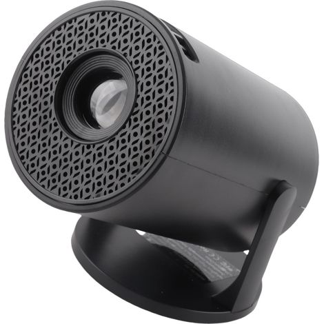 Projecteur 1080p WiFi Bluetooth orientable à 270°, portable, pour souris, ordinateur portable, smartphone et console de jeux (noir). (1/5)